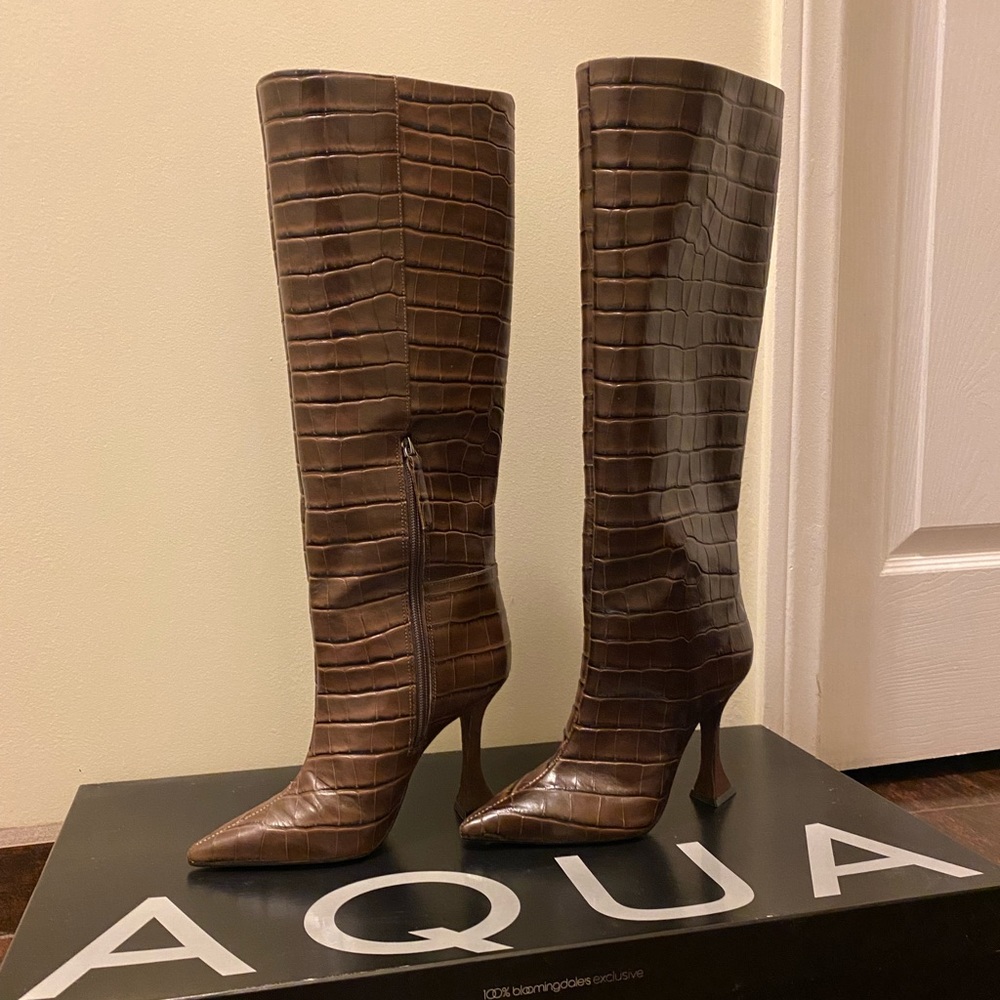 High knee boots